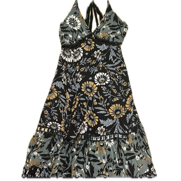 Free People Women’s Floral Cutout Maxi Dress - Picture 5 of 5